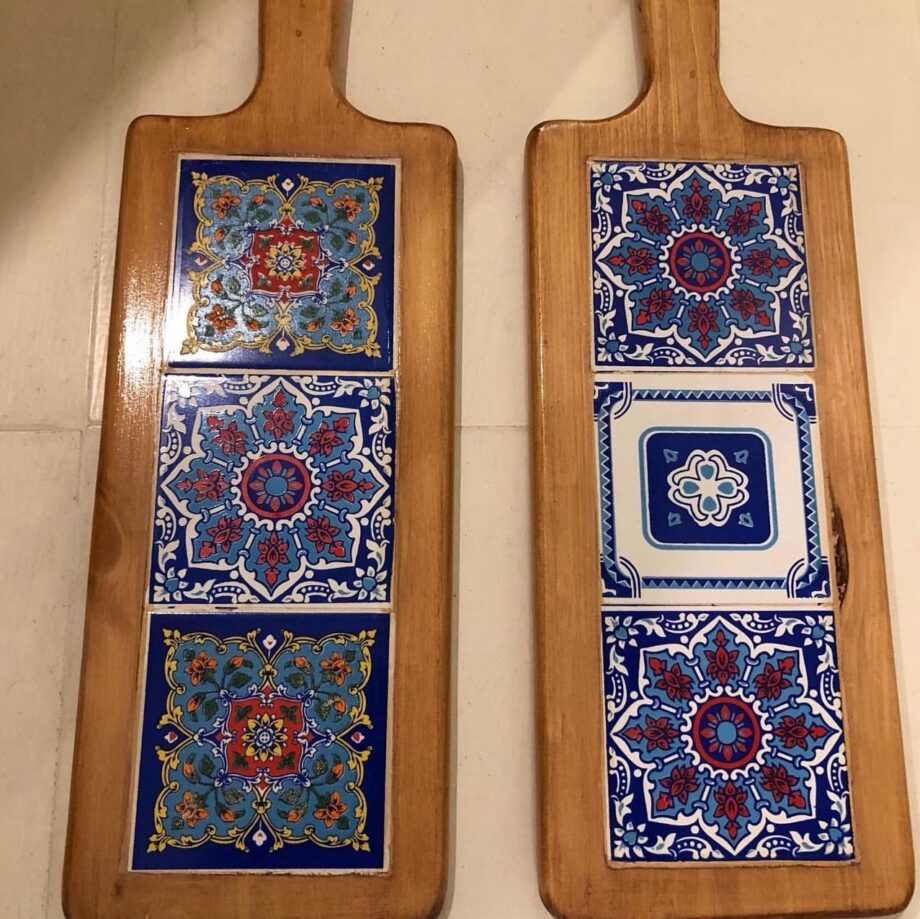 Wooden Tiled Platter