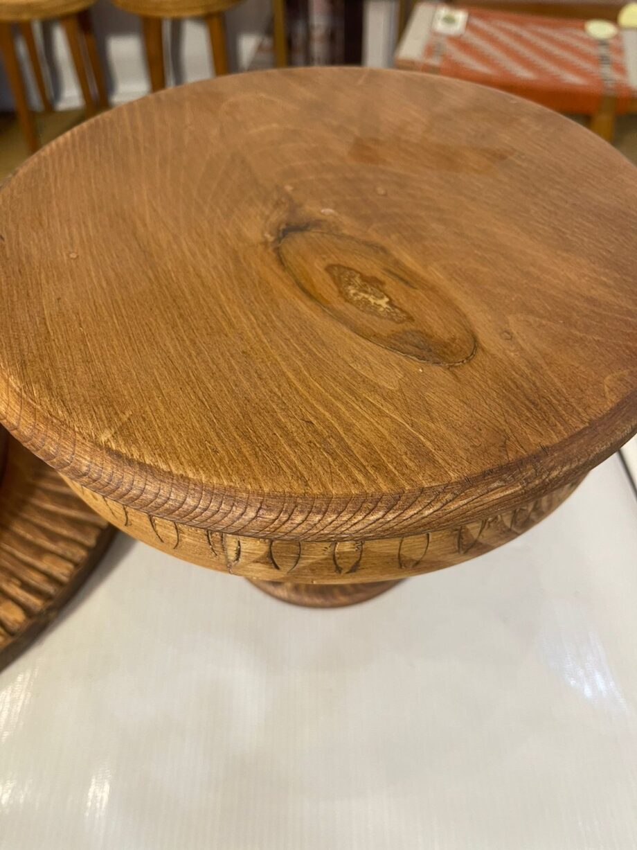 Wooden Brown Cake Stand